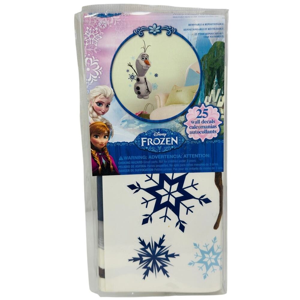 5 for $25| Frozen‎ Olaf Peel & Stick 25 Wall Decals